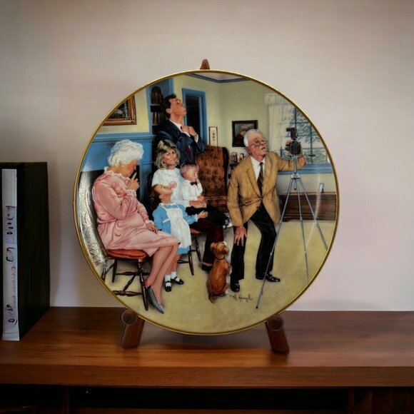 Fine China Other - Family Portrait" by Michael Hagel Collector Plates 8.5"